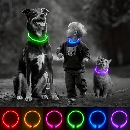GlowSafe LED Dog Collar