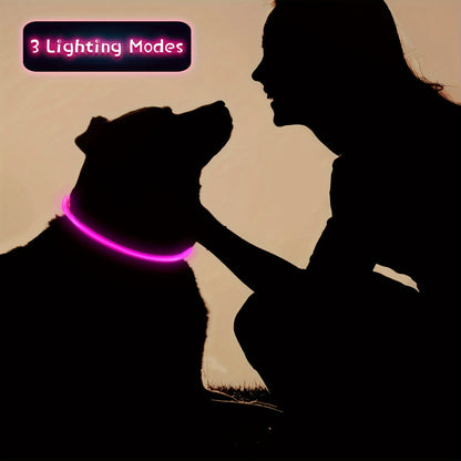 GlowSafe LED Dog Collar
